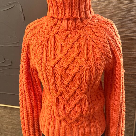 Express ladies cable knit sweater sz L - Picture 4 of 6